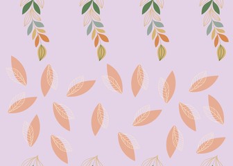 Seamless Pattern Floral Illustration