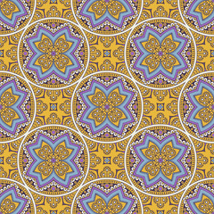 Seamless pattern. Vintage decorative elements