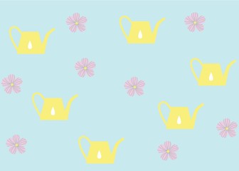 Seamless Pattern Floral Illustration