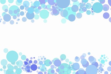 Colorful dot background frame illustration for card design