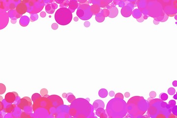 Colorful dot background frame illustration for card design