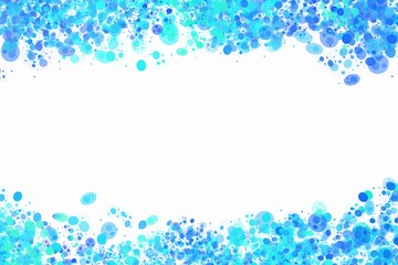 Colorful dot background frame illustration for card design