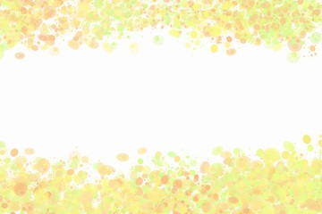 Colorful dot background frame illustration for card design