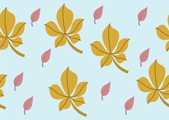 Seamless Pattern Floral Illustration