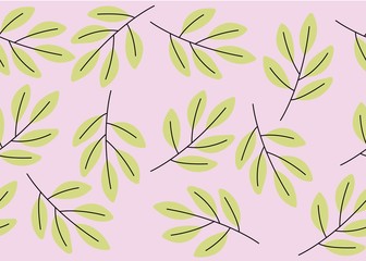 Seamless Pattern Floral Illustration