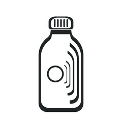 Bottle abstact vector design 