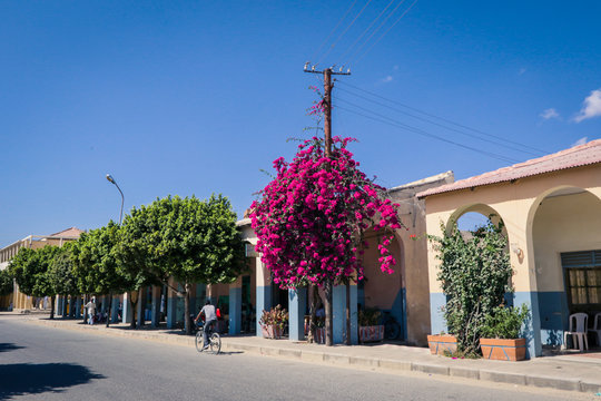 Keren, Eritrea - November 03, 2019: City Scape View to the Keren City