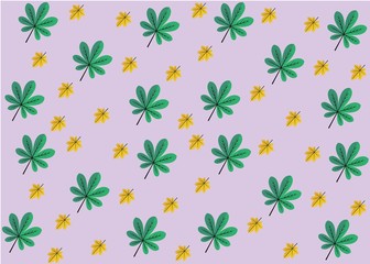 Seamless Pattern Floral Illustration