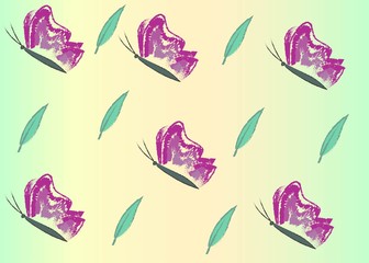 Seamless Pattern Floral Illustration