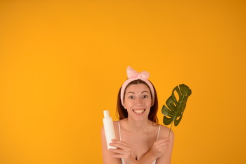 woman portrait beauty spa facial care makeup place free