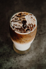 ice coffee on loft vertical angle
