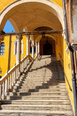 Scalone d'Onore or Stairway of Honor at Palazzo Municipale or Municipal Palace from 1481 at Piazza...