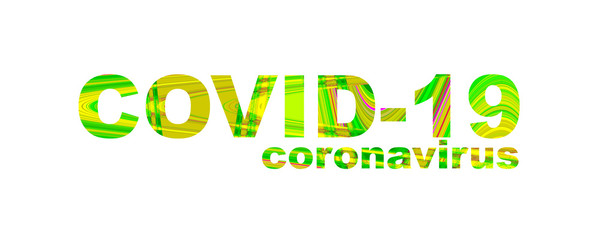 Naklejka premium Coronavirus COVID-19 - 2019 Coronavirus Disease