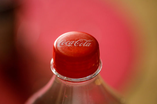 Macro Shallow Depth Of Field Image (selective Focus) With The Plastic Bottle Cap Of A Coca Cola Bottle.