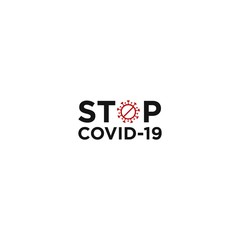 Stop coronavirus. Coronavirus (COVID-19) outbreak is giving rise. Vector illustration