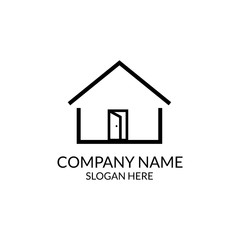 Home brand. Real estate logo template. Vector illustration eps.10.Abstract home for logo design concepts