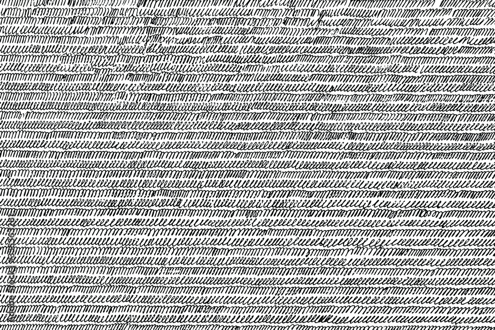 Poster grunge texture of doodles. abstract background of scrolls written in lines. vector illustration. ove