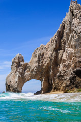 Famous rock arch in Cabo San Lucas, Baja California Sur, Mexico