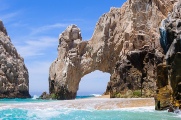 Famous rock arch in Cabo San Lucas, Baja California Sur, Mexico