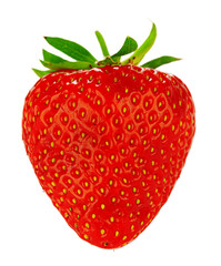 Strawberry isolated on white background.