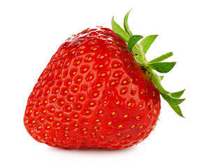 Strawberry isolated on white background.