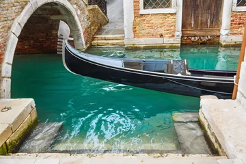 No drill blackout roller blinds Gondolas Grand Canal and gondola in venice