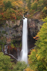 Kegon Waterfall at Nikko National Park in Tochigi JAPAN