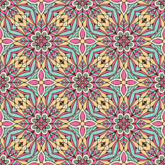 Seamless pattern. Vintage decorative elements