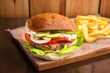 sandwich de hamburguesa