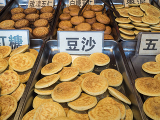 Traditional sweet street food in Pingyao, China