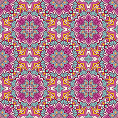 Seamless pattern. Vintage decorative elements