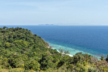 Fototapeta na wymiar Scenic View From Ko Adang Ko Tarutao National Marine Park, Satun Province, Thailand, Asia