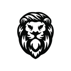 Obraz premium wild lion mascot logo design vector