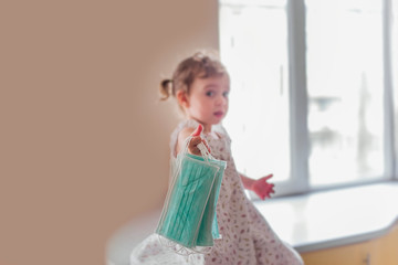 pandemic, safe, young, isolated, portrait, person, childhood, filter, symptoms, corona virus, covid-19, medical mask, little, healthy, background, child, face, flu, girl, epidemic, mask, medical, viru