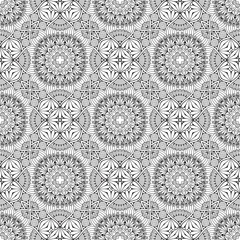 Seamless pattern. Vintage decorative elements