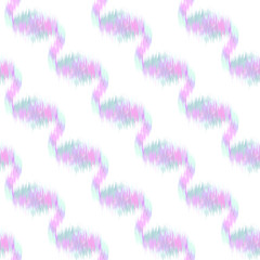 Ikat seamless colorful geometric pattern. Abstract background texture.	
