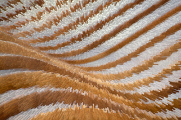 Abstract geometric pattern, great design for print or wrapping. Wooden pattern stylization. Many thick curves.