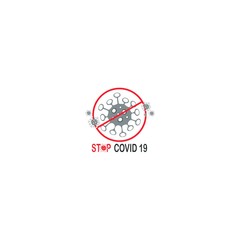Coronavirus Logo. Covid -19 icon