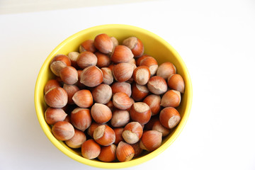 hazelnuts in a bowl