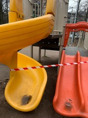 Closed children playground
