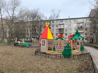 Closed children playground
