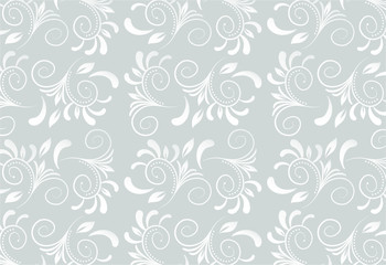 Fototapeta na wymiar Oriental white ornament. Fine vector traditional oriental pattern with shadows and highlights.