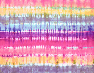 tie dye pattern hand dyed on cotton fabric abstract texture background.
