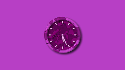 Amazing 3d counting down clock icon,wall clock icon,clock animation