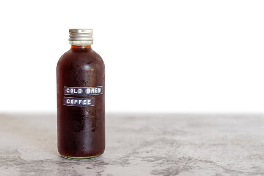 Cold Brew Coffee In A Glass Bottle