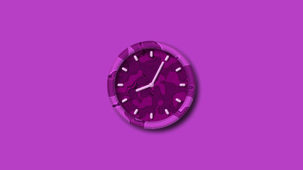 Pink dark wall clock icon,3d wall clock,clock icon,clock image,counting down clock