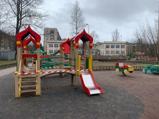 Closed children playground
