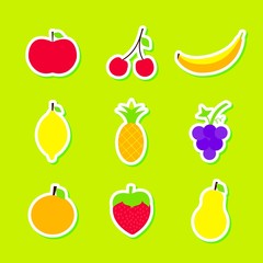 Fruits Stickers Set