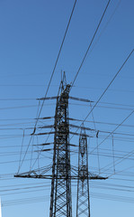 Strommast Stromleitung Strom 