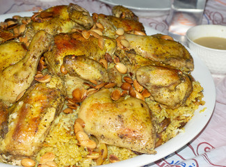 Chicken Kabsa rice - Homemade Arabian biryani  - Image